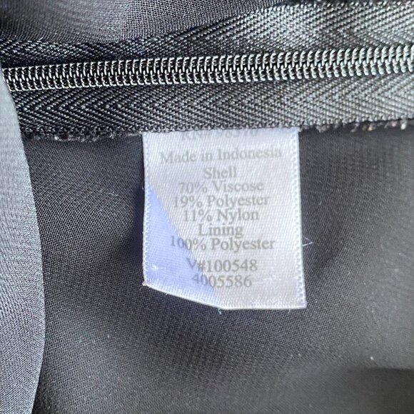 Coldwater Creek Sleeveless Black V-Neck Semi Sheer Tunic Blouse Top Plus Size 2X - Picture 5 of 7